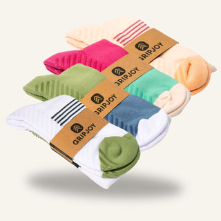 Women's Compression Grip Socks 4-Pack