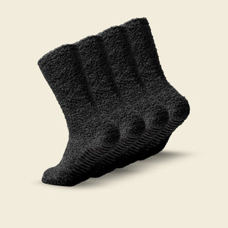 Women's Fuzzy Grip Socks 4-Pack