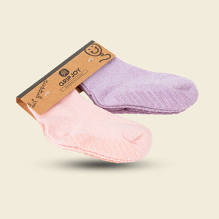 Kids & Toddler Grip Socks Crew 4-Pack