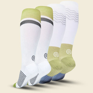 Women's Compression Grip Socks 4-Pack