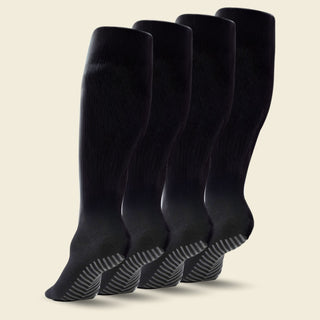 Women's Compression Grip Socks 4-Pack