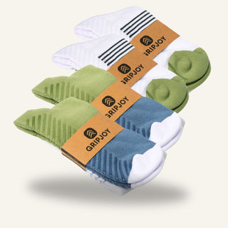 Women's Compression Grip Socks 4-Pack