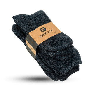 Men's Fuzzy Grip Socks 2-Pack