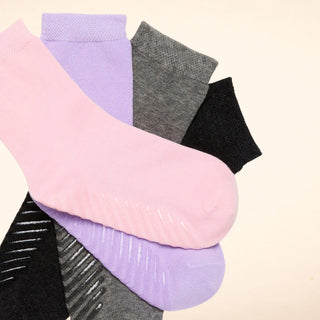 Kids & Toddler Grip Socks Crew 4-Pack