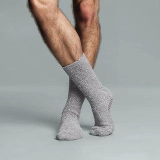 Men's Fuzzy Grip Socks 2-Pack