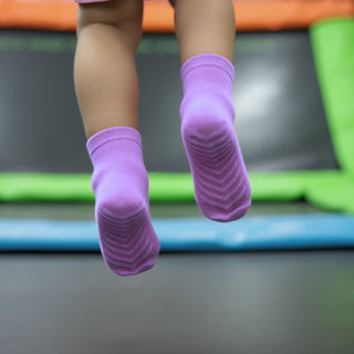 Kids & Toddler Grip Socks Crew 4-Pack