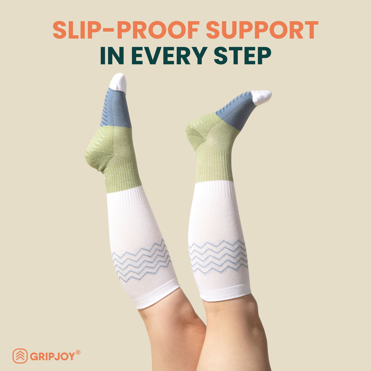 New Gripjoy Women's Compression Socks with Grips - Veg4U